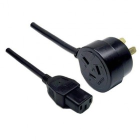 IEC to NZ 3 Pin Male TAPON plug (Jug Cord)