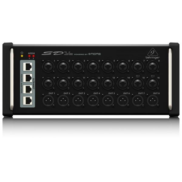 Behringer I/O Stage Box with 16 Remote-Controllable MIDAS Preamps, 8 Outputs, AES50 Networking and ULTRANET Personal Monitoring Hub