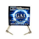 CBI Cables - 8 Inch Guitar Patch Cable - 2 x Right Angle