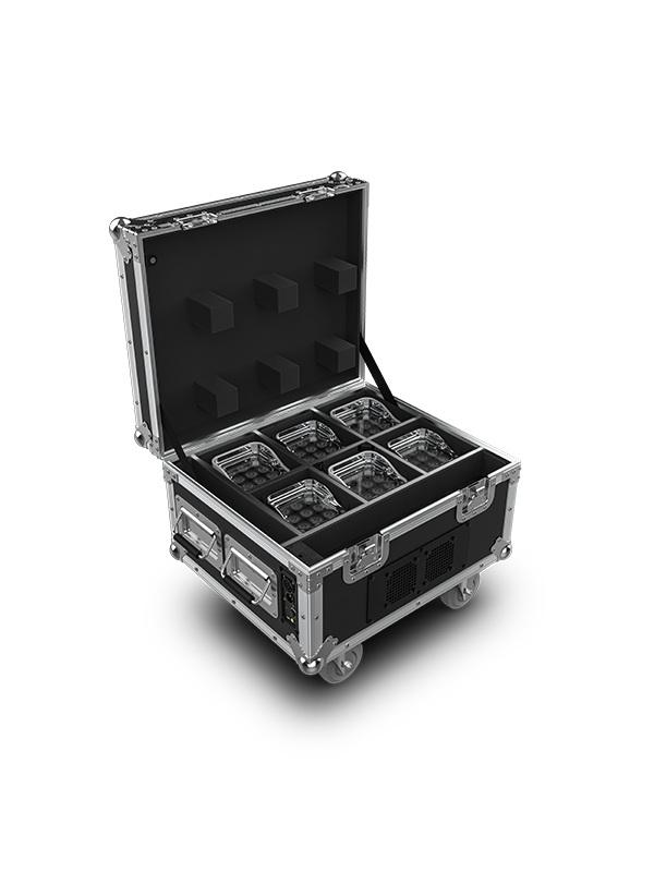 CHAUVET Well Fit X (x6)  in charging roadcase