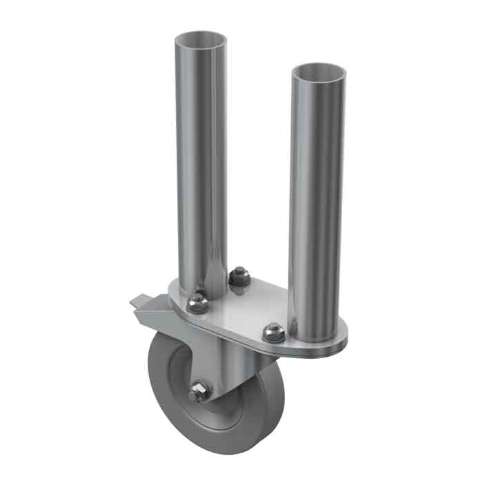 Eurotruss Rolling Riser solution 2 legs 30 cm incl brake