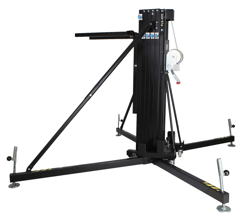 FLS-066 Front Loader Lifter, Black 270kg, 6.65m 