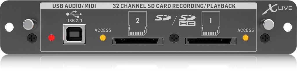 Behringer X-LIVE 32 Ch SD Recording/Playback & USB Expansion card for X32
