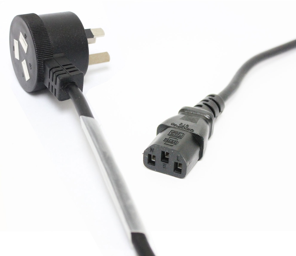 TAPON IEC CABLE 2M (1.0mm cable x 3)