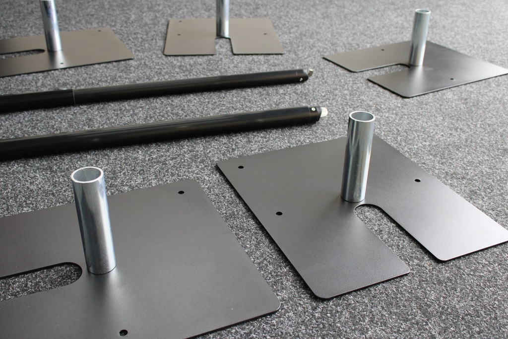 0.9-1.5m Adjustable Crossbar (Black) for OPS drape 