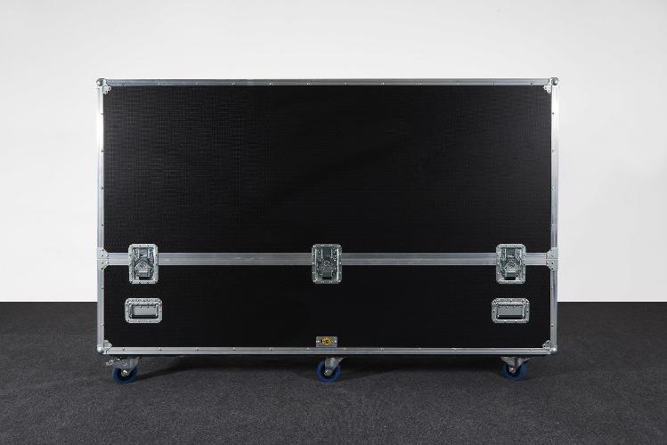 ShowCase -DUAL 85" TV Pro Panel Roadcase