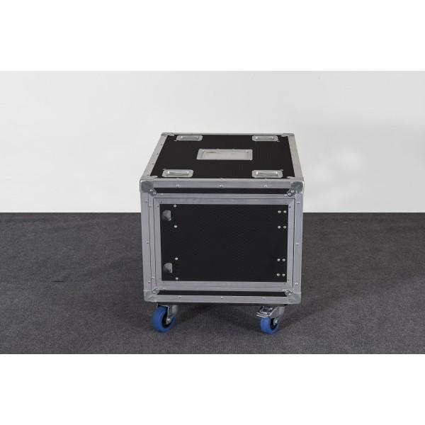 ShowCase -8RU Slam rack case on wheels