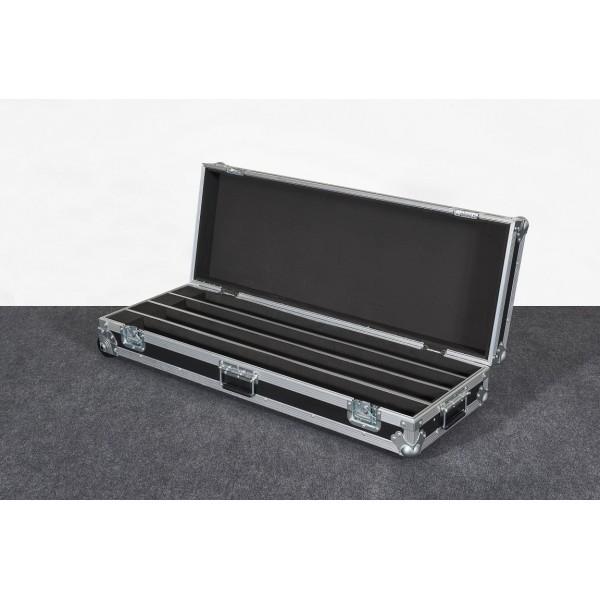 ShowCase - 4 x Chauvet Colorband PIX case - 188H x 400W x 1043D with wheels on one end