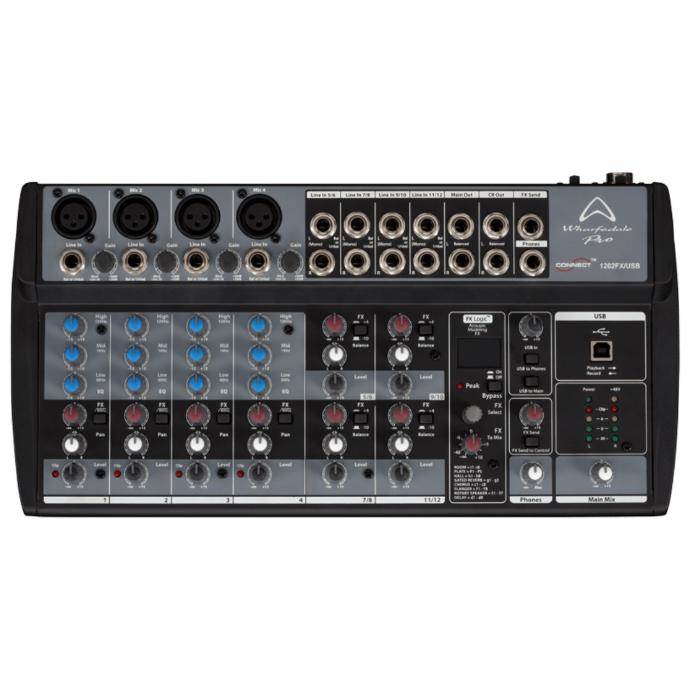 Wharfedale Pro - CONNECT 1202USB/FX Mixer With USB Interfacing