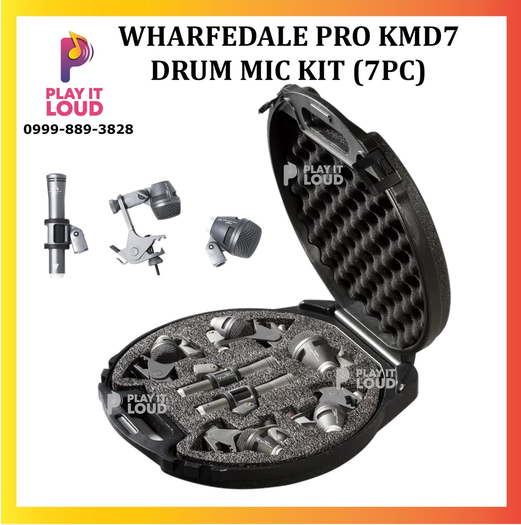 Wharfedale KMD7 Drum Mic 7 Piece Set