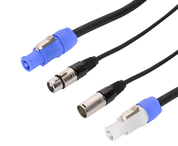 MDR Hybrid Cable (PowerCon + DMX5)