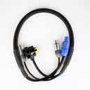 MDR Hybrid Cable (PDL Tapon - Powerkon-XLR3)