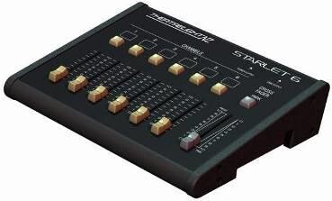 Theatrelight - Starlet 6 channel preset with master crossfade and park