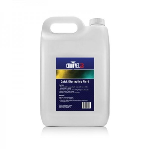 [QDF5] CHAUVET High Performance Quick Dissipating Fog Fluid, 5L
