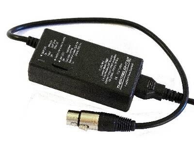 [TLSP-LRX-Mini DMX IEC] Theatrelight - Lumen Radio - Mini DMX Receiver, 100-230V AC, IEC Power Input