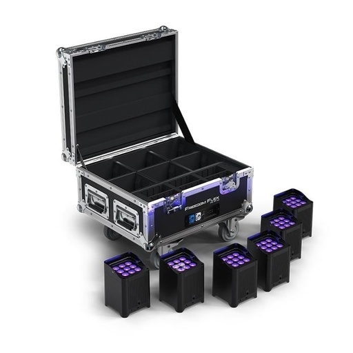 [FREEDOMFLEXH9IPX6] CHAUVET Freedom FLEX H9 IP x 6 in roadcase