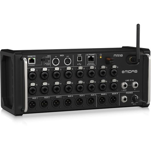 [MIDAS-MR18] MIDAS MR18-18-Input Digital Mixer