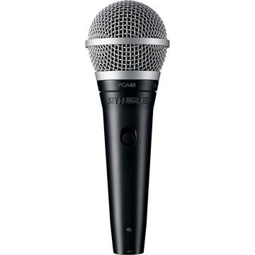[SHURE-PGA48-QTR] Shure - PGA48-QTR Mic With XLR-to-1/4 cable."