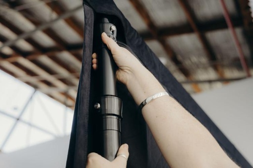 [TFR-OPSPUSHUP] 0.9-1.5m Adjustable upright (Black) for OPS drape