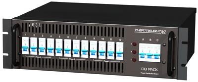 [TLDIS-DB1210-SOC] Theatrelight - DB-Pack, 12x 10amp MCBs, 2x Socapex sockets