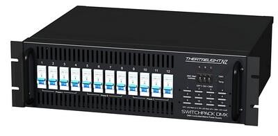 [TLSWP-1210-SKT] Theatrelight - SwitchPack, 12x10amp MCBs, SCRs, /Socket