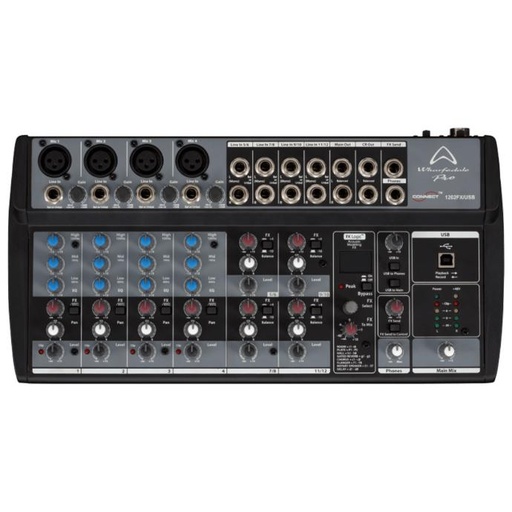 [WHA-CONNECT-1202FX-USB] Wharfedale Pro - CONNECT 1202USB/FX Mixer With USB Interfacing