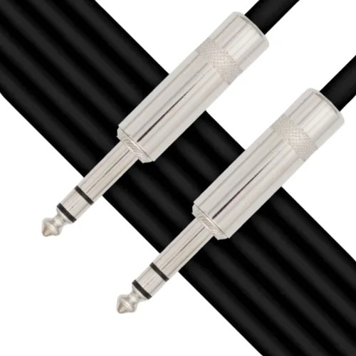 [CBI-P-BLA-6.5] CBI Balanced -1/4" TRS - TRS 6.5ft (2m)